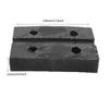 Car Lift Rubber Pad Lift Arm Pad High Performance Sturdy Solid Anti Slip Car Lifting Pad Car Lift Accessory for Auto