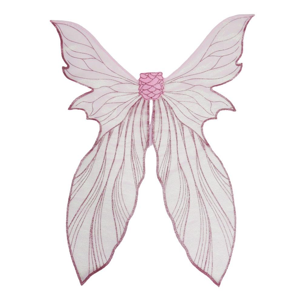 Magical Mermaid Fairy Wings Headpiece With Stickers Angel Wings Colorful Elf Cosplay Wing for Women Girls