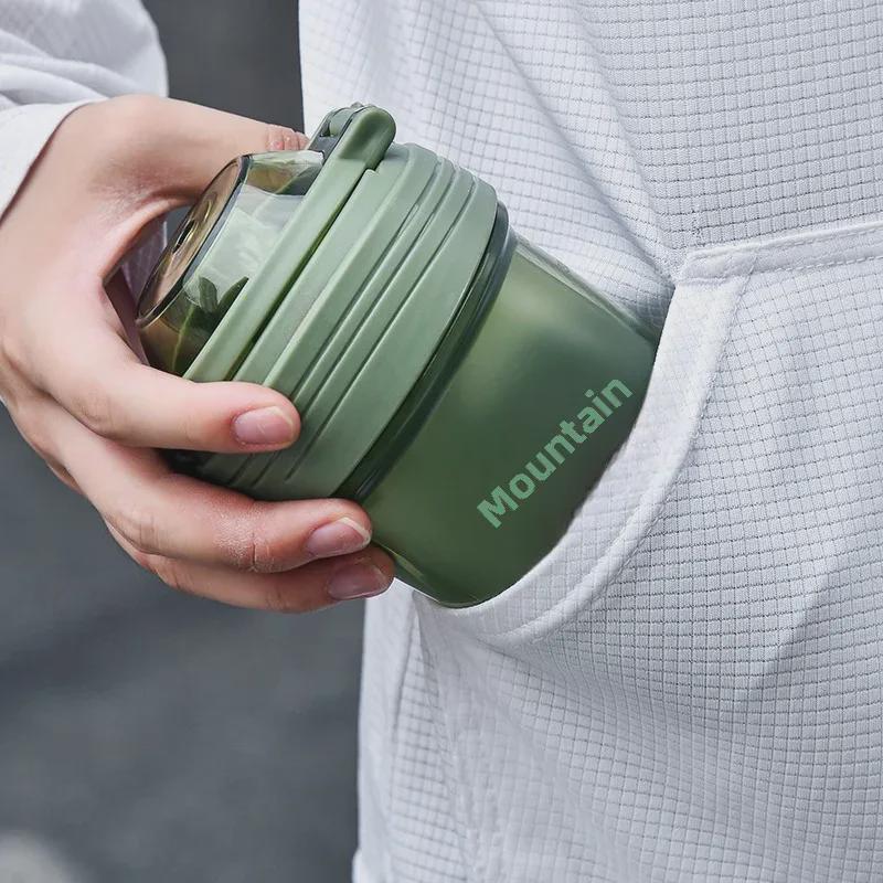 High-Capacity Fitness Water Cup: Heat-Resistant, Food-Grade PP Material, Customizable for Sports.