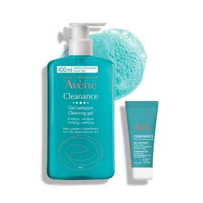 Avène Cleanance pH-ausgeglichenes Reinigungsgel (400ml + 15ml) - einstellen