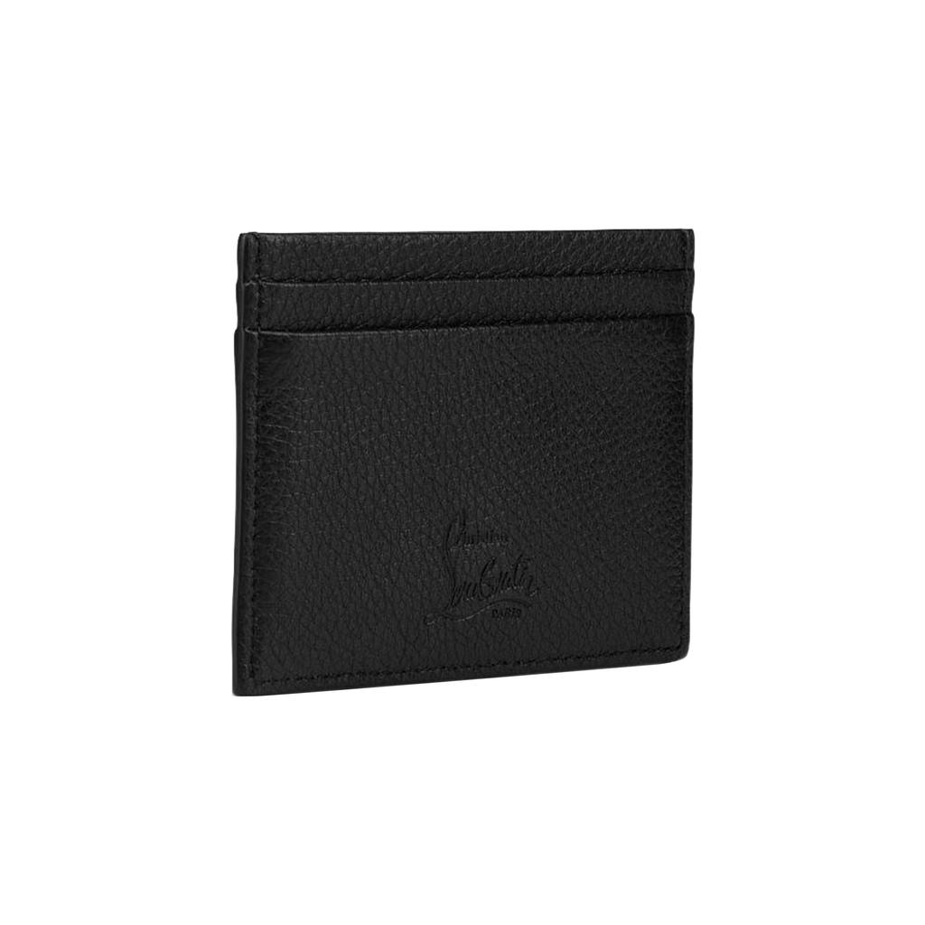 Cl Platin Kios Logo Integrierter Kartenschlitz Kalbsleder Kartenhalter Damen Kartenhalter Schwarz 3175225B253