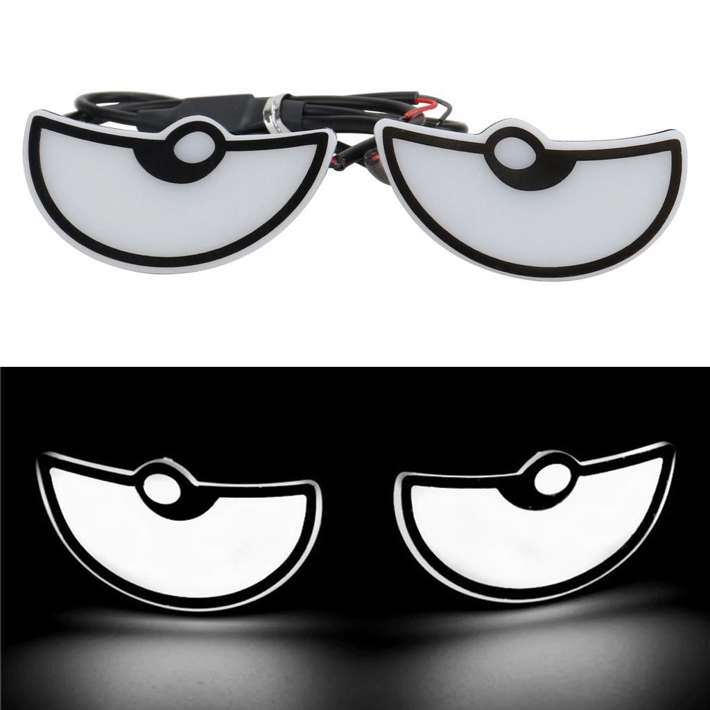 Motorcycle License Plate Screw Light Triangular Devil Eye Modified General Motorcycle Decorative Accessories Car Light