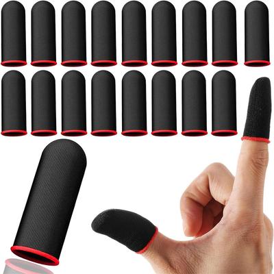 20 Pezzi Manicotti da Dito per Gaming su Telefono Guanti Controller da Gioco per Mani Anti Sudore Traspiranti Senza Cuciture Copridito Touchscreen