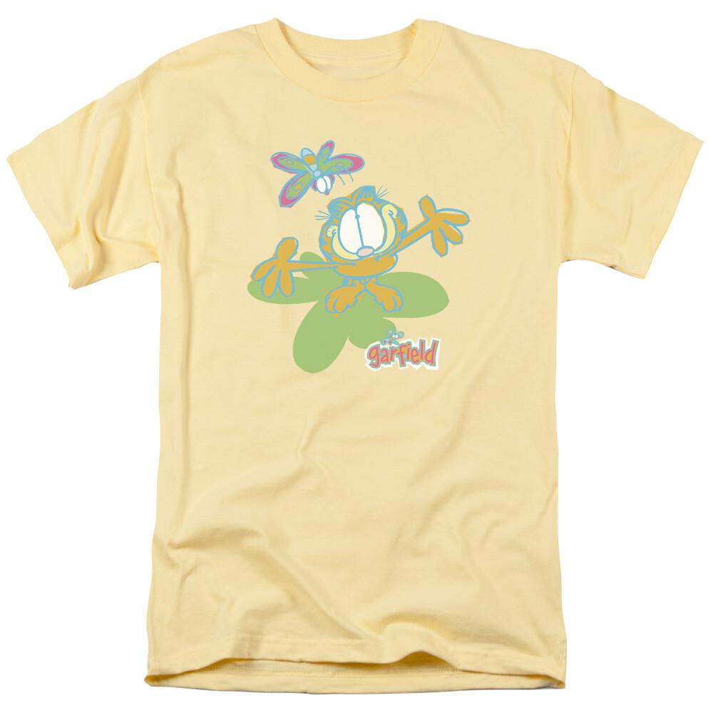 

26 Garfield Butterfly T Shirt Mens Licensed Cat Jim David Comics Tee Banana Unisex T-Shirt M