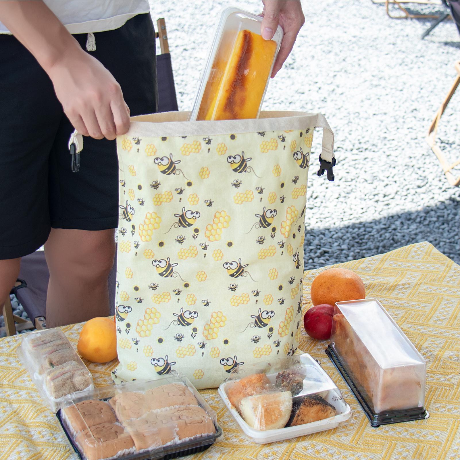 

Beeswax Bread Bag Reusable Food Preservation Pouch With Zipper Bread Fresh Keeper Bag For Freezer Fridge Kitchen Home Apartment China Mainland