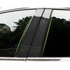 6x For Dodge Charger 2011-2021 Window Pillar Posts Carbon Fiber Style Trim Cover