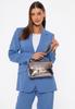 Wittchen Women's Crossbody Bag Made Of Shiny Gray Eco-Leather