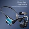 Wireless Bone Conduction Ear-hook Headphones with 3D Stereo, Noise Reduction, and Long Battery Life