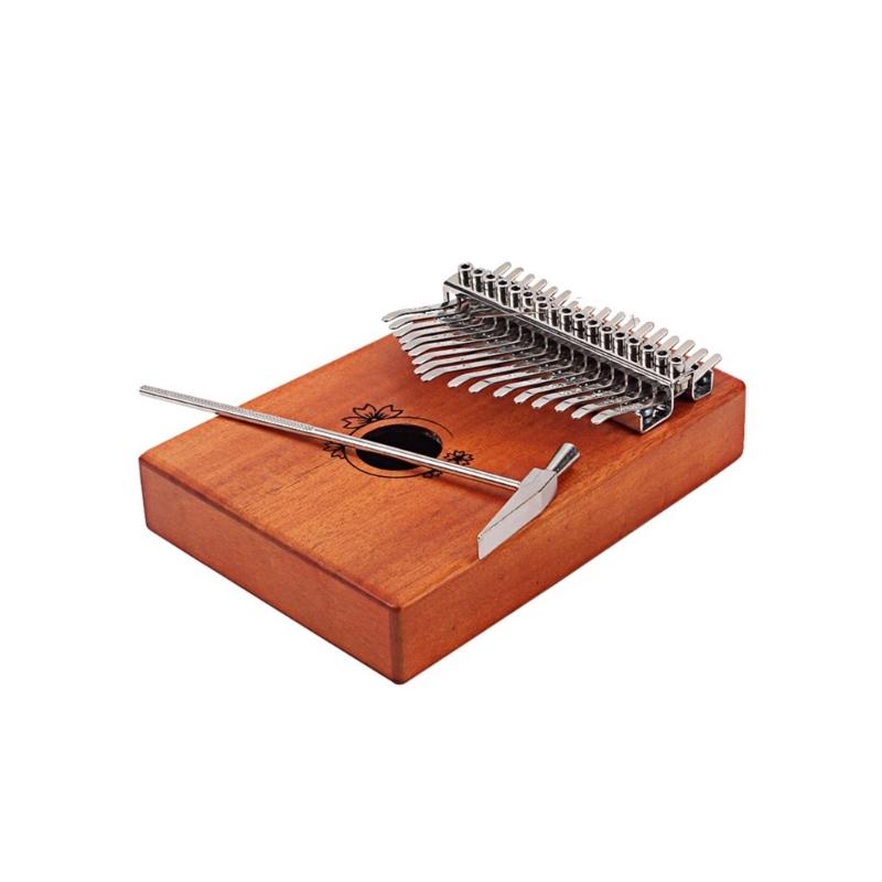 17 Keys Thumb Piano Portable Wood Kalimba Finger Piano Beginner Keyboard Instrument Gifts for Kids Adults Beginners