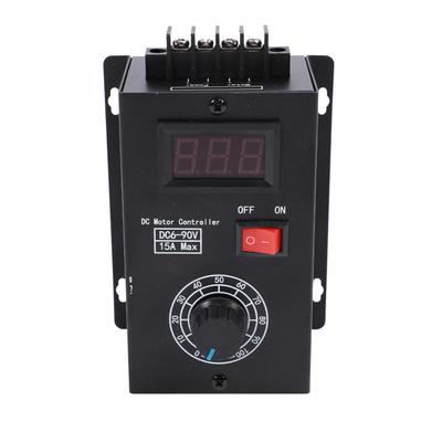 Variateur de vitesse de moteur à courant continu PWM universel 6V - 90V PLC 15A avec affichage de la tension