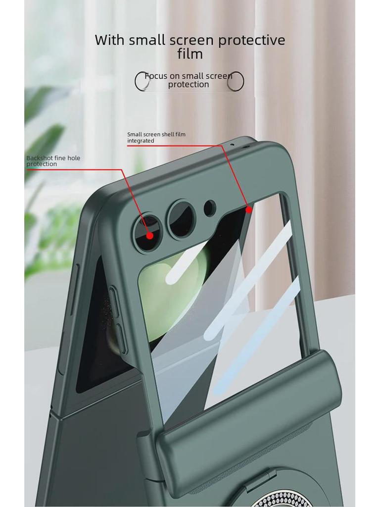 Ultra-Thin Magnetic Ring Bracket Case for Samsung Galaxy Z Flip5