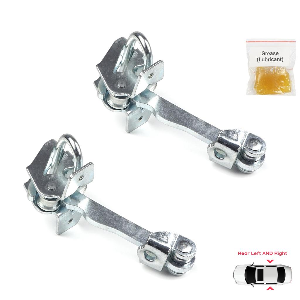 BDP722-1 2 Pieces Rear Left AND Right Door Hinge Stop Check Strap Limiter for Vauxhall Opel Corsa C X01 2000-2009 160257