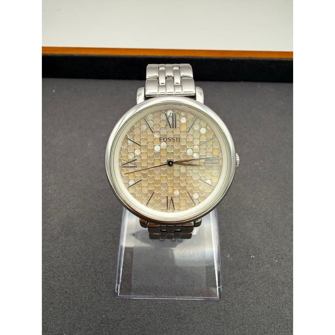 Used [Operation item] FOSSIL quartz watch silver