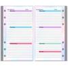 A6 Loose-Leaf Refill Pack with 6 Holes: Weekly Budget Planner & Monthly Scheduler Pages