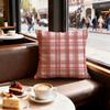 Simple checkered pattern Cushion Cover Set of  Decorative Short Plush Pillow Covers for Sofa Soft  Cushion Case x cm