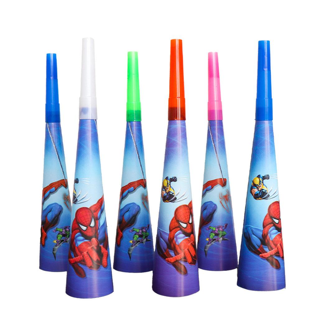 Spider-Man Birthday Party Supplies Disposable Tableware Paper Plate Paper Cup Paper Tissue Boy Decoration Cartoon Eco-Friendly Material