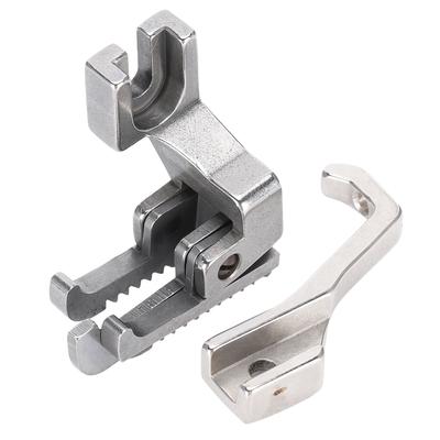 2Pcs Nähfuß mit Cutter High Low Synchron Nähmaschine Zubehör 18(0,3 cm)