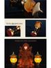 Lotus Buddha Lamp, Ever-burning Lamp, Seven-colored Offering Lamp, Glazed Lamp, Buddha Altar, Year of the Horse Buddha Lamp