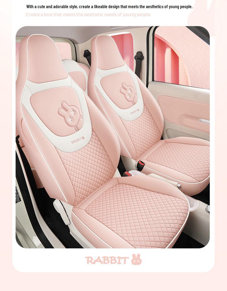 3rd Gen Wuling Mini Linen Car Seat Covers - All-Season Fit for 24 Models