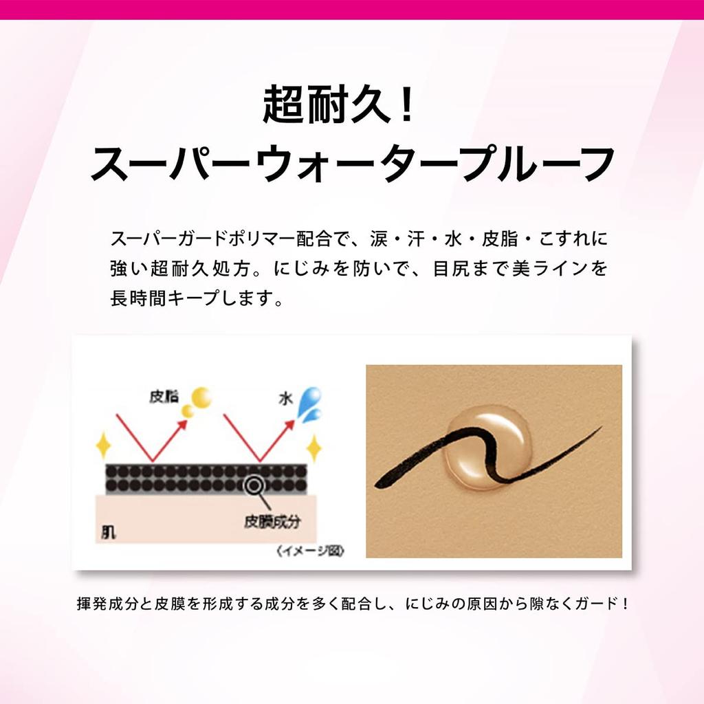 Heroine Make Long Stay Sharp Gel Liner 03 Natural Brown Dense gel liner Waterproof formula 0.07g