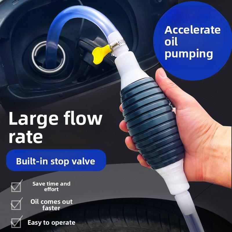 Handige Handmatige Gasoliepomp Auto Brandstofpomp Handmatige Rietpomp Duurzaam Voor Vloeibare Benzine Tuning Brandstof Benzine Dieselpomp