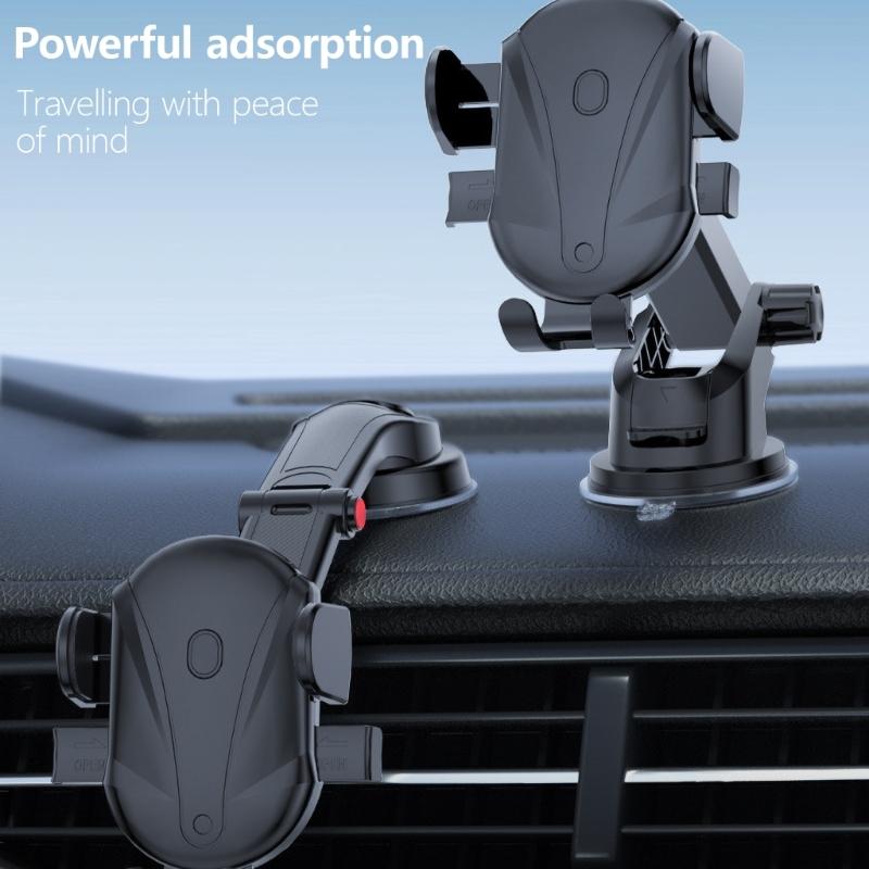 Phone Stand Car Phone Holder Dashboard Mount 360 Degree Rotating Holder for 4-7inch Cellphone Suction Cup Auto Cradles