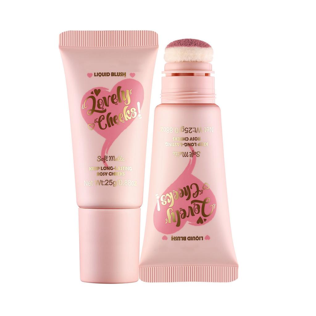 Stick Blush Liquido, Blush Liquido Leggero e Traspirante, Blush Beauty Wall, - Blush Crema Latte, Trucco Naturale 25ml