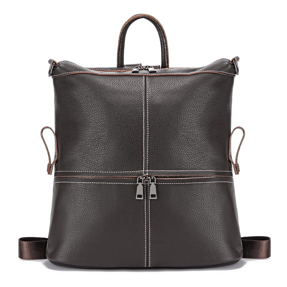 Zency Женская мода натуральная кожа рюкзак дорожный рюкзак большой емкости рюкзак для iPad A4 книга школьная сумка через плечо саквояж