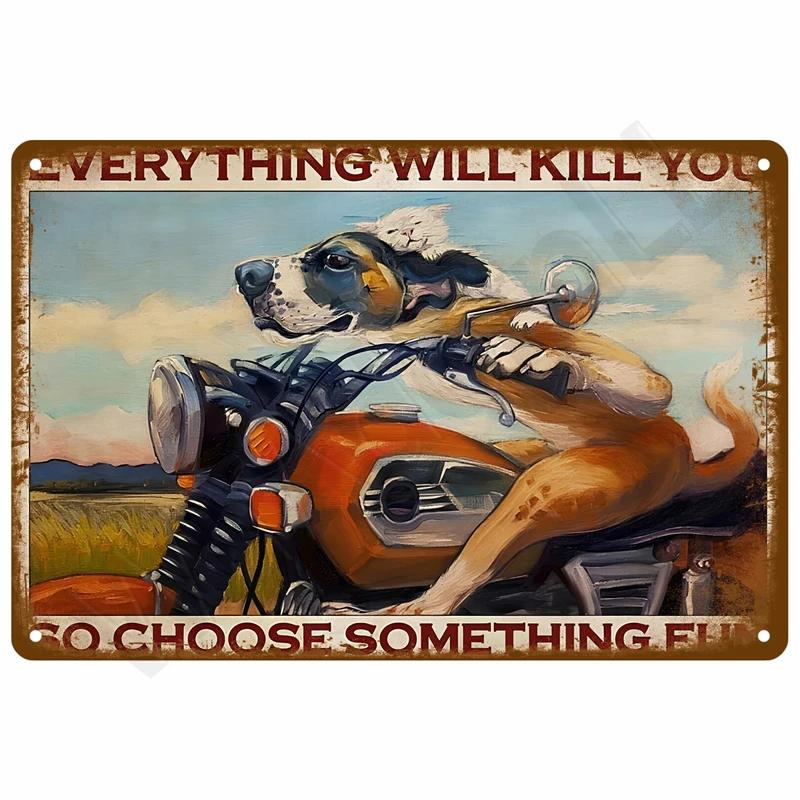 Bedroom Metal Signs Retro Metal Plate Posters Wall Art Mural Vintage Room Decoration Home Decor Items Tin Signs Aesthetic Men