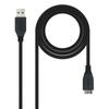 Nanocable USB 3.0 A To Micro USB B Cable NANOCABLE 10.01.110-BK 1 M