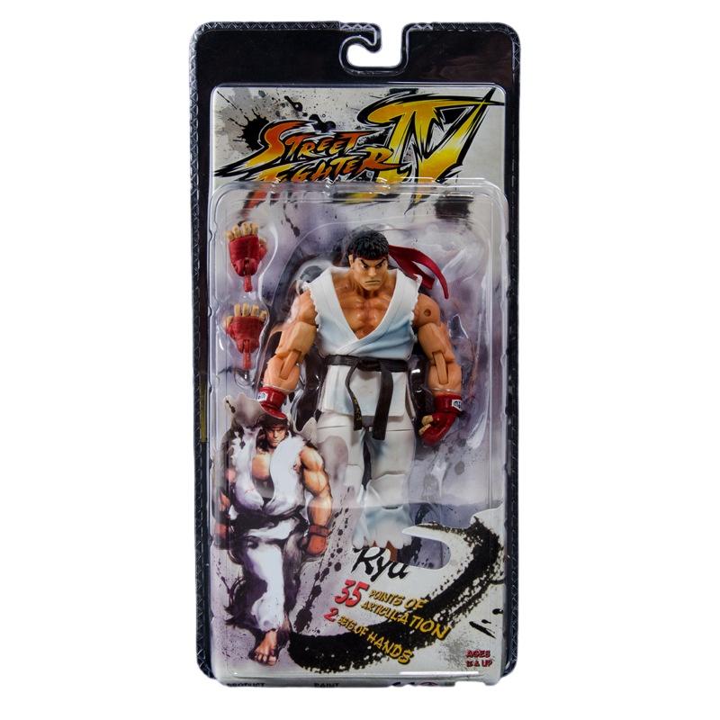 Neca Street Fighter 4 Sammlerfigur, hochbewegliches Guile-PVC-Modell