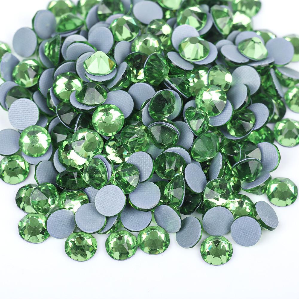 2088 16Cut Austrian Rhinestones Diamond Nail Art 3D DIY Mobile Phone Case ABS Hot-Fix Rubber Bottom Flats Glass Jewelry Shoes