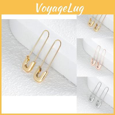 Boucles d'Oreilles Broches Géométriques en Alliage Mode Bijoux Tendance Style Rue 2022