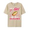 Just A Girl That Loves Glizzies Funny Big Glizzy Gobbler White Graphic Tee Funny Gifts Gift