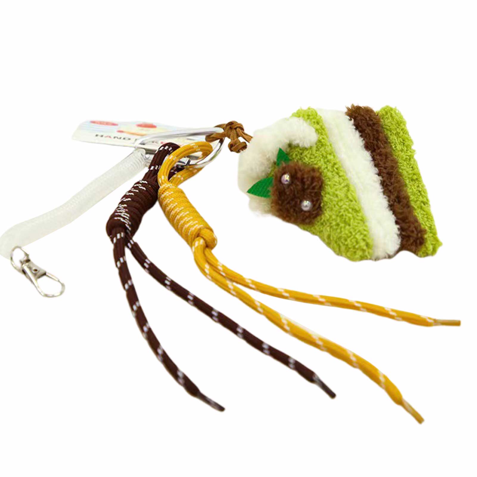 

Birthday Cake Plushy Bag Charm Adorable Doll Keyrings Pendant For Kids Teens Adults