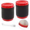 3pcs Wet/Dry Vacuum HEPA Filters With Cleaning Brush For BOSCH GAS18V-3/GAS18V-10L VF320H  Vacuum Cleaner Replacement Filters