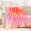 6 Size Christian Bible Psalm Flannel Art Blanket Sofa Bed Cover Four Season Soft Fluffy Quilt Blanket Flannel Throw Warm Gifts