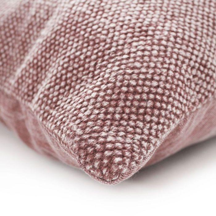 Tapis vintage artisanal effet vieilli, Rose poudré, 60x40cm