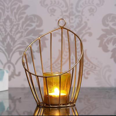 Porta-velas tealight cor dourada banhada a ouro com trepadeira de flores - Porta-velas Diwali - Itens de Decoração Diwali para Decoração de Casa