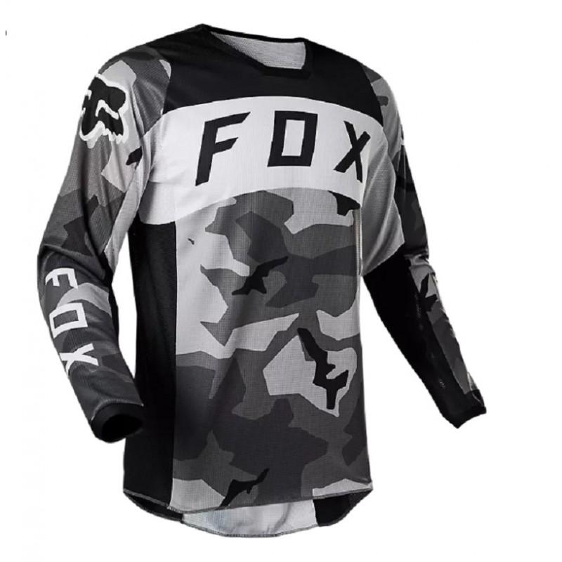 Mens Quick-Dry Long Sleeve Cycling Jersey Mountain Bike Downhill Shirt UV Protection Sport Top
