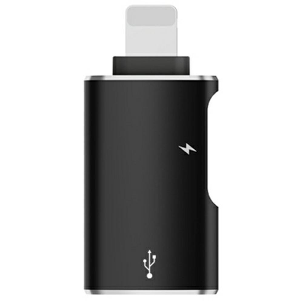 

8 Pin to USB-A/Type-C Mini Converter Plug and Play Aluminum Alloy OTG Adapter Black