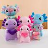 Cute Cartoon Axolotl Plush Toy Super Soft Salamander Animal Stuffed Plushie Pillow Couple Soft Axolotl Home Decor Christmas Gift