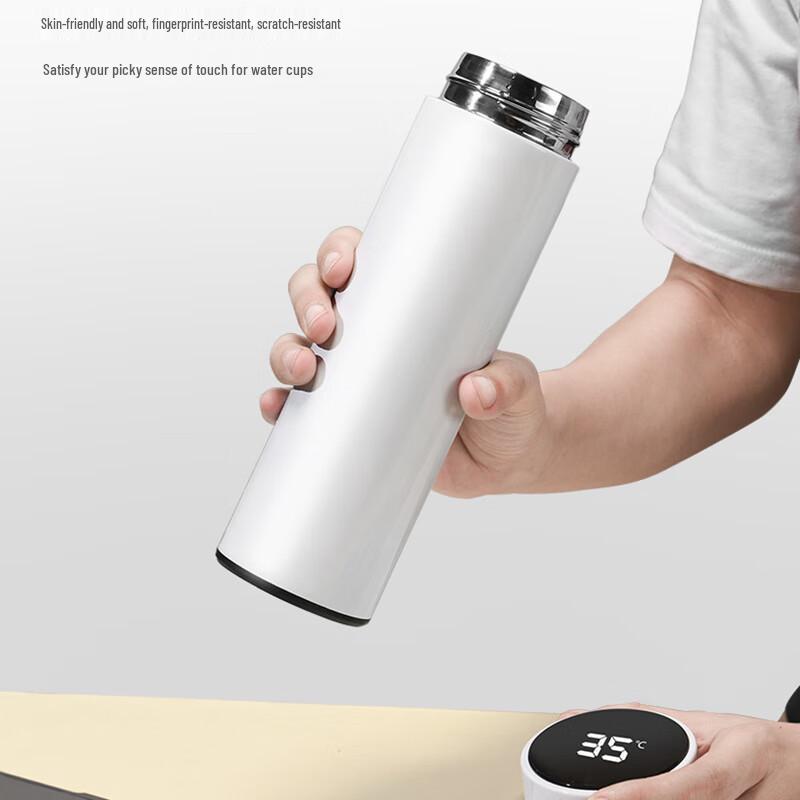 Smart LED Display Stainless Steel Thermos Mug