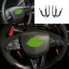 Carbon Fiber Cover Trim 2PCS Steering Wheel Button 2020-2024 For Cadillac CT5