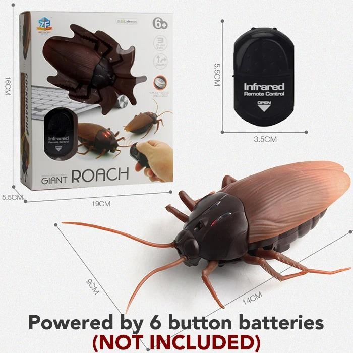 Rc Insect Remote Control Animal Spider Toy Kit for Kids Adults Electric Pet Toys Cockroach Ladybird Tricky Prank Jokes for Child