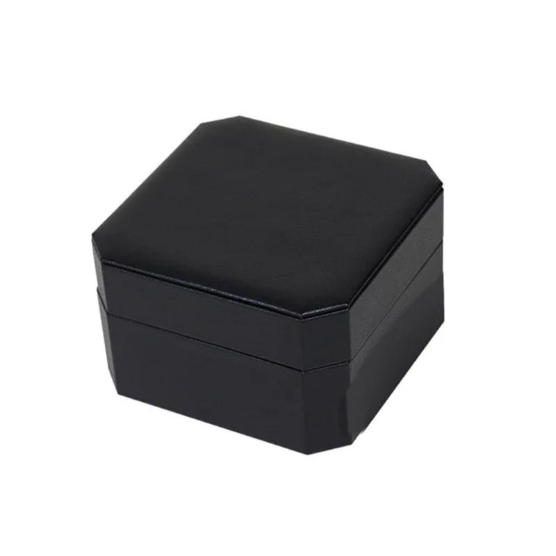 Vintage PU Watch Case Leather Watch Storage Box Stylish Watch Container Watch Display Box PU Material for Outdoor Travel