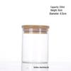 Borosilicate Glass Storage Jar with Bamboo Lid - Ideal for Grains, Seasonings, Candy, or Tea.