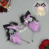 Handmade Cute Plush Animal Ears Cosplay Comic Show Punk Headband Spice Girl Headgear European and American Style Hair Accessories