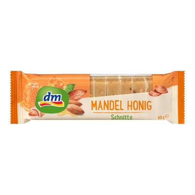 German Dm Nut Bar Almond & Honey 60G