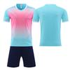 Customizable Soccer Jersey and Shorts Set Polyester Athletic Uniform Personalized Number Print Design